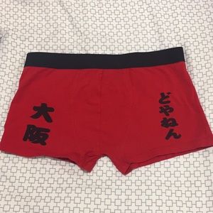 Red and Black Briefs from Japan